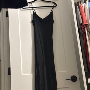 Socialite Black Spaghetti Strap Dress